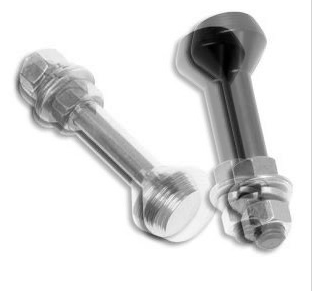 Throttle Footrest. Art Deco Style or Black.
