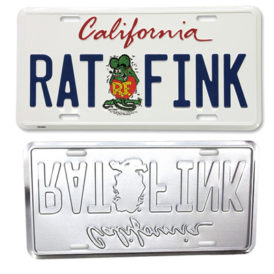 Rat Fink Plate