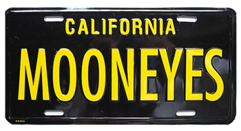 Mooneyes California Plate - Black